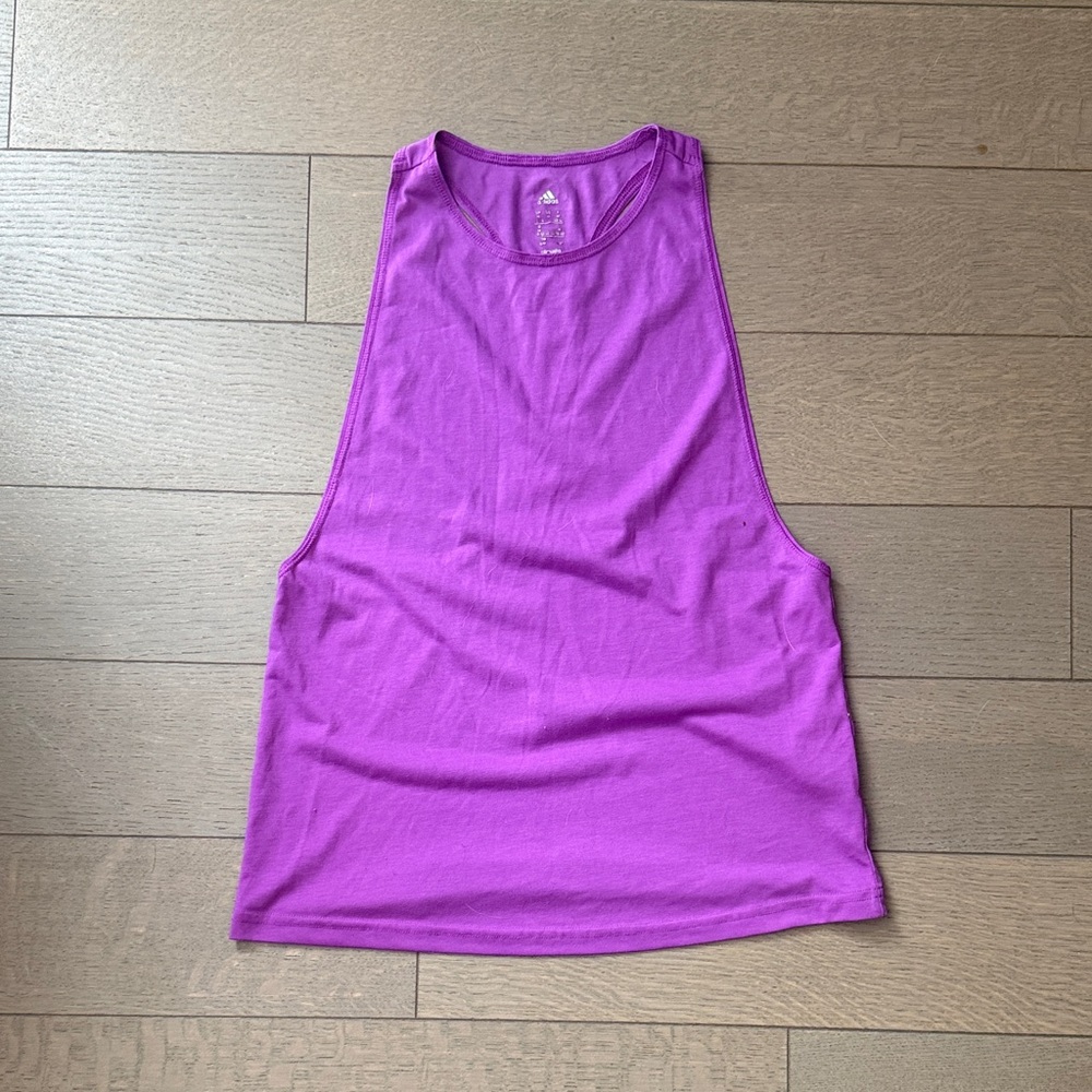 Adidas Purple Racerback Top